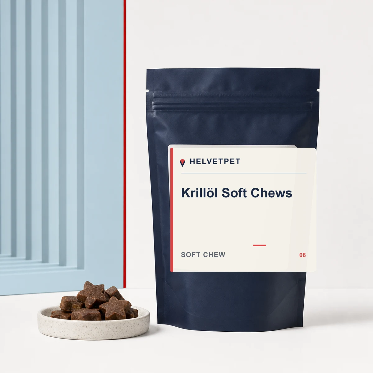 Krillöl Soft Chews als Helvetpet Private-Label-Soft Chew Projekt