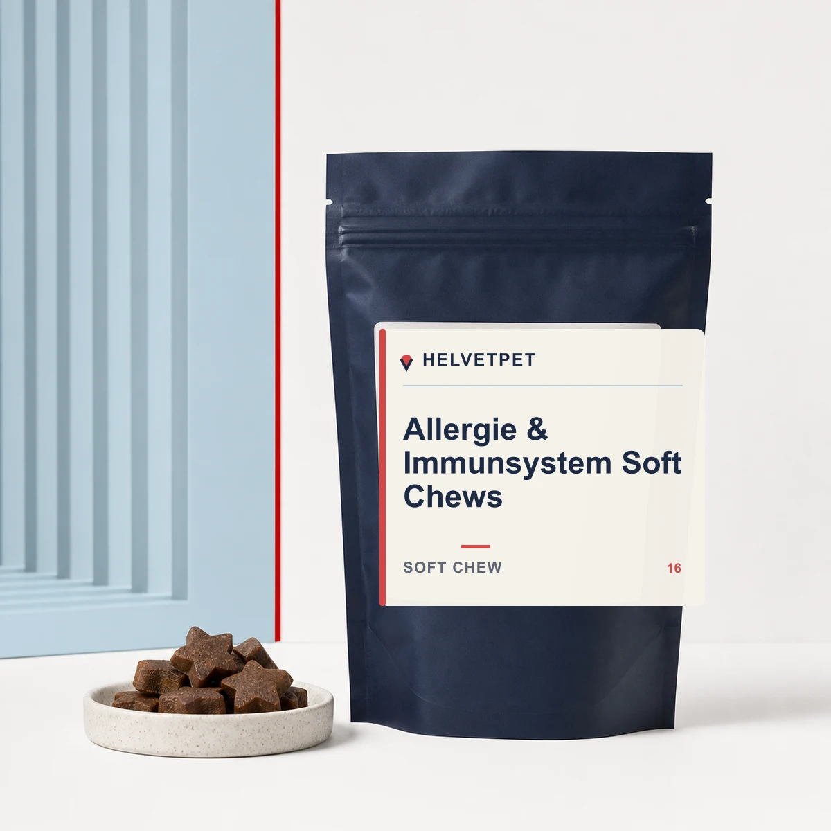Allergie & Immunsystem Soft Chews als Helvetpet Private-Label-Soft Chew Projekt
