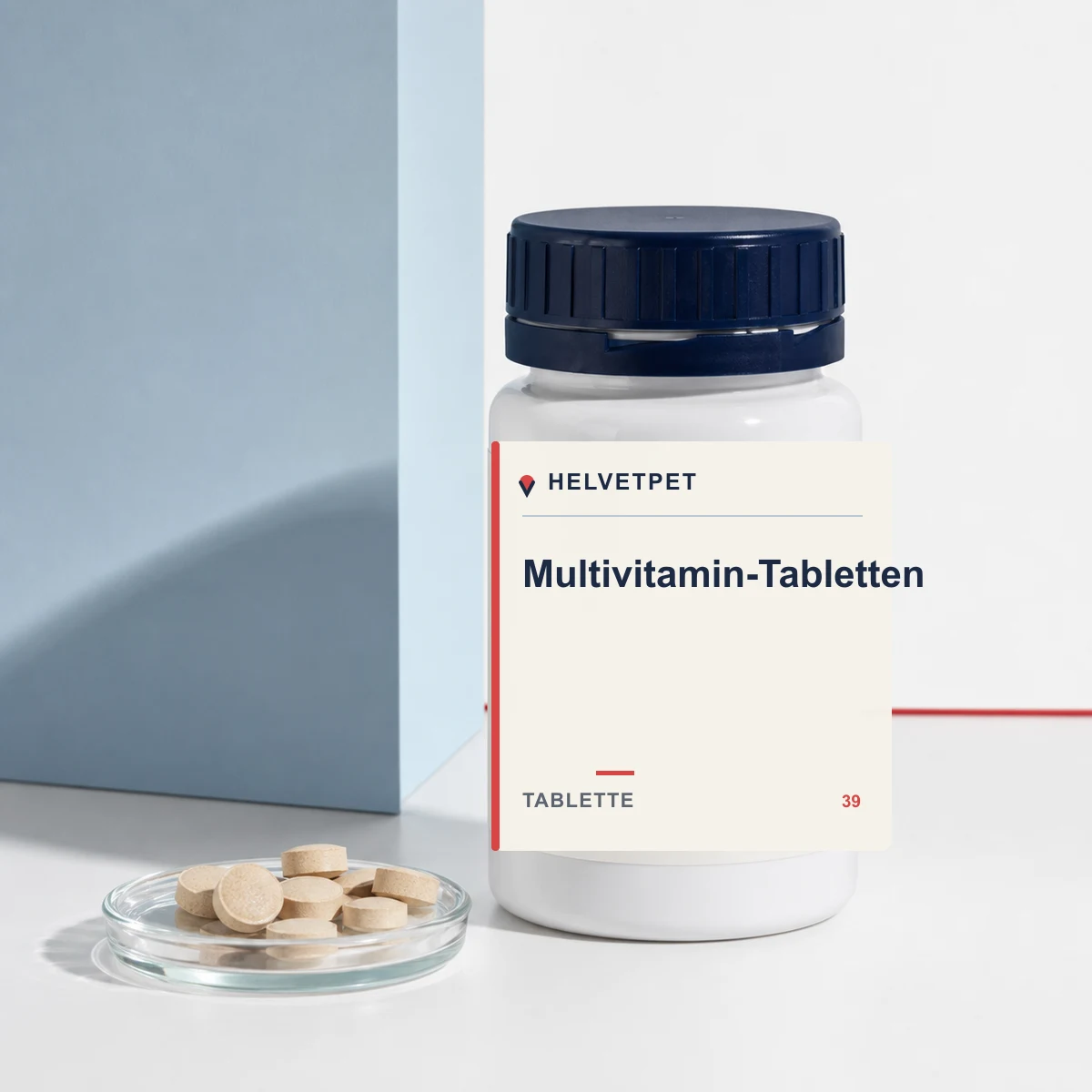 Multivitamin-Tabletten als Helvetpet Private-Label-Tablette Projekt